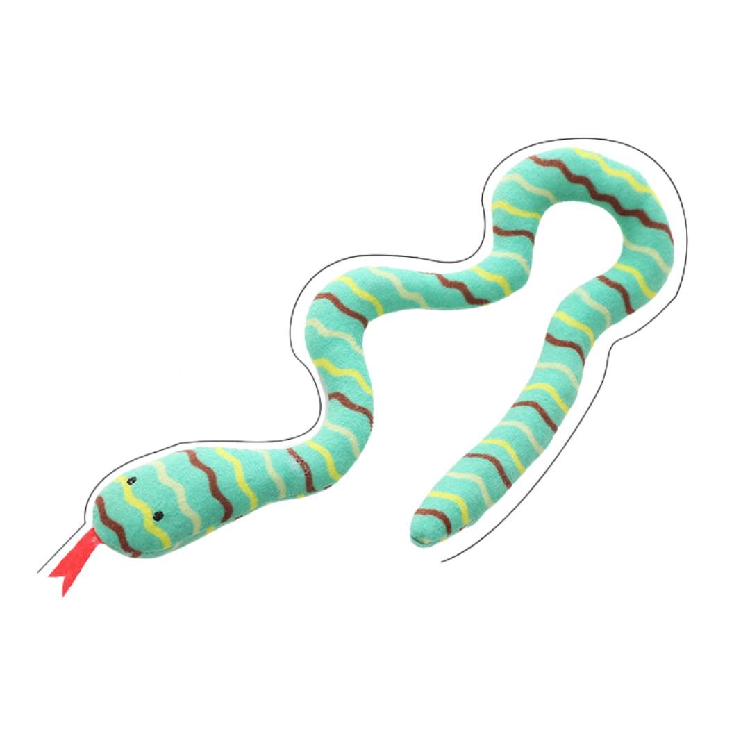 Catnip snake toy.