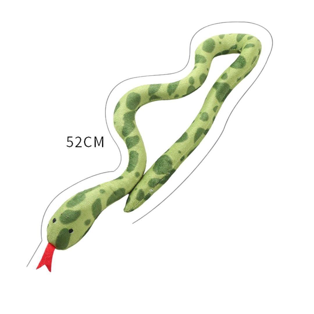 Catnip snake toy.