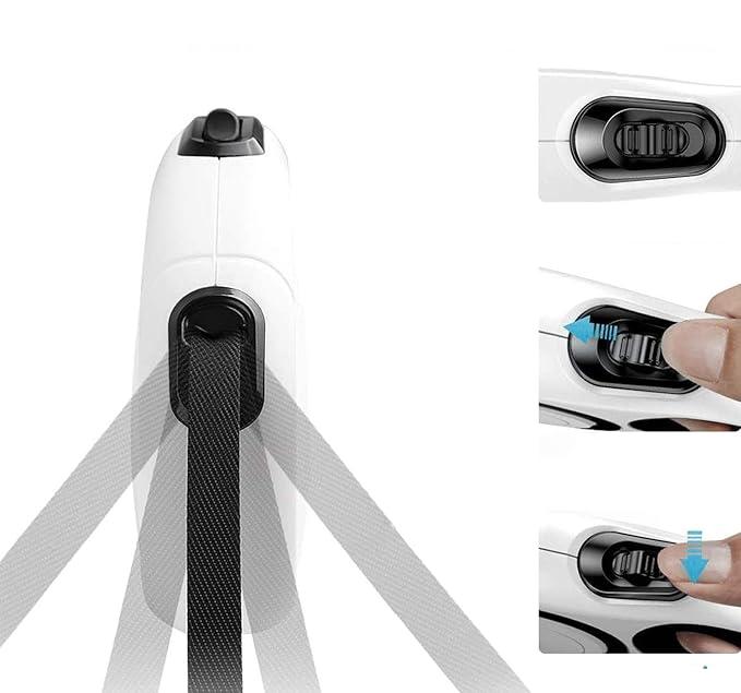 5in1 Reflective dog lead with integrated flashlight.