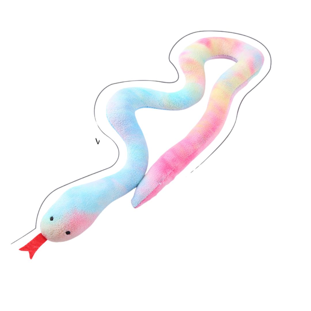 Catnip snake toy.