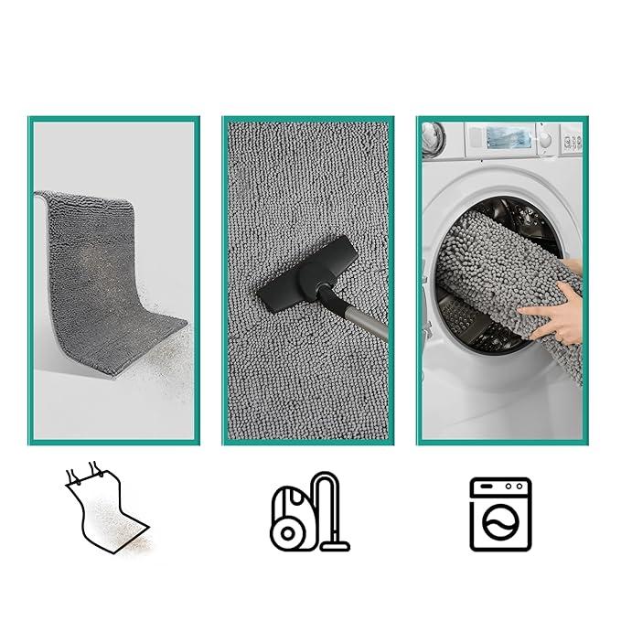 Dirt and debris trap mat for dogs.