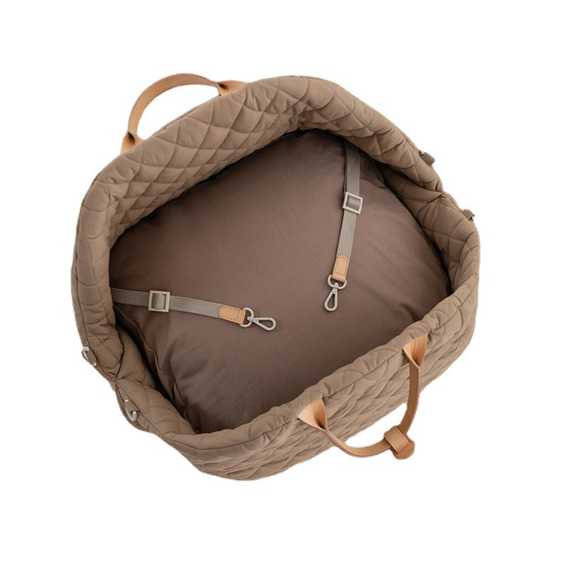 2in1 premium dog handbag and car seat.