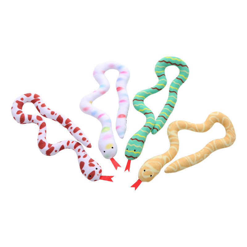 Catnip snake toy.