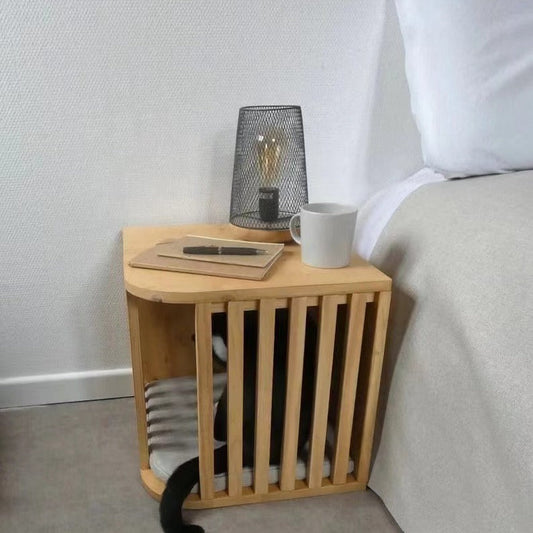 2in1 cat bedside table/cave.