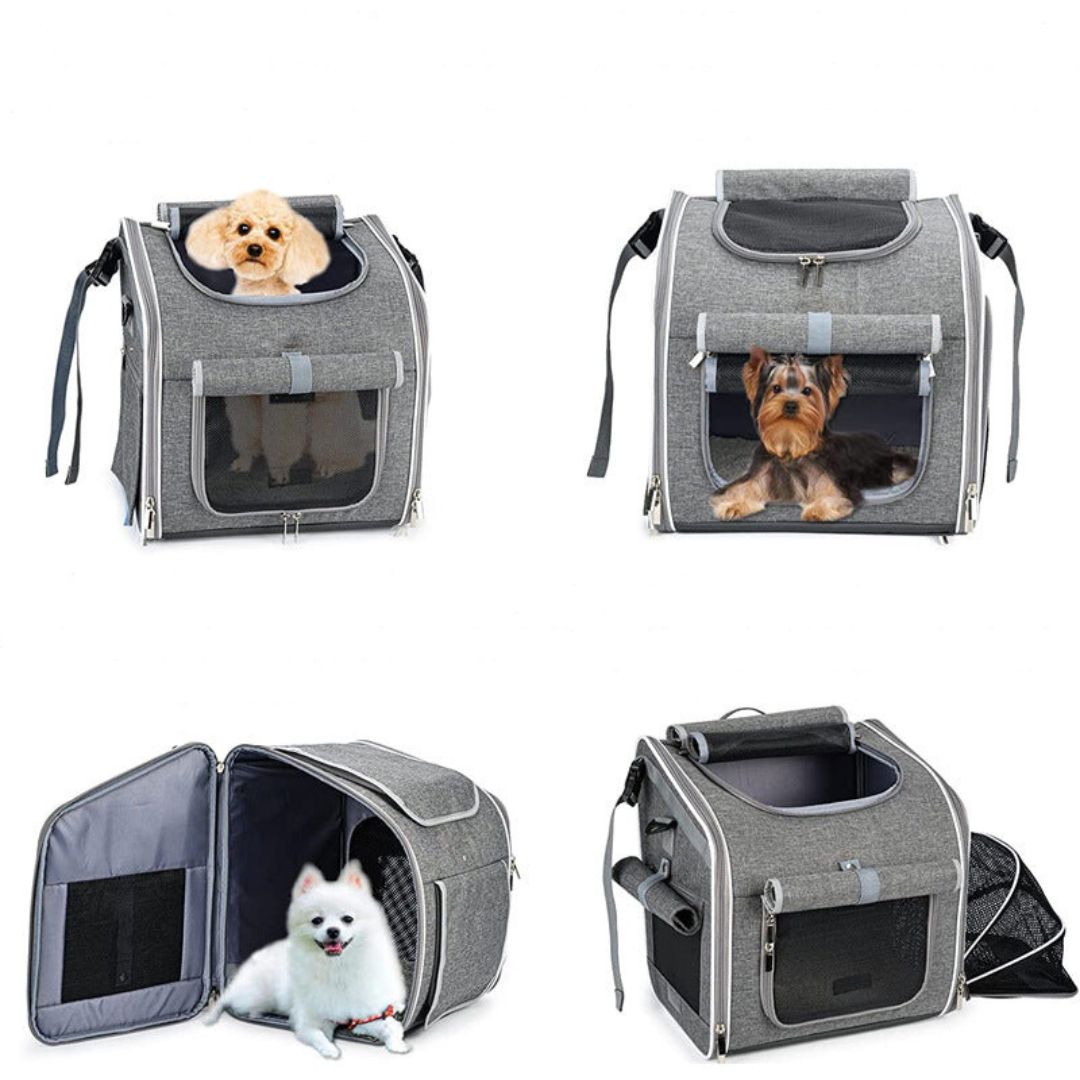 3in1 dog transport bag for bicycles.