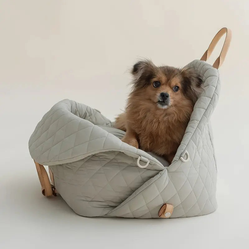2in1 premium dog handbag and car seat.