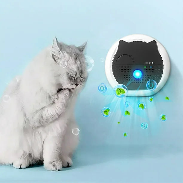 Cat litter scented air freshener.