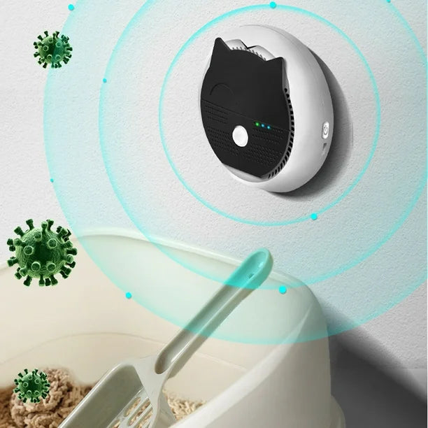 Cat litter scented air freshener.